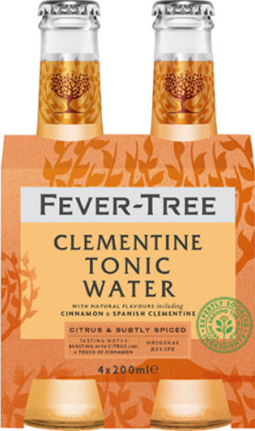 FEVER TREE CLEMENTINE & CINNAMON TONIC 4-PACK 4X20CL