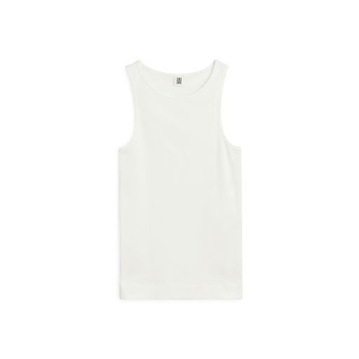 By Malene Birger Amani Tanktop, Soft White, XL