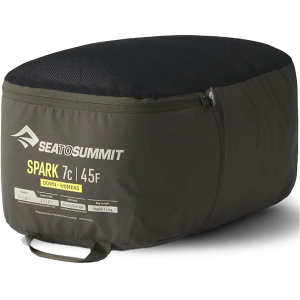 Sac de couchage SEA TO SUMMIT SPARK W 7C/45F DOWN SLEEPING BAG LONG BLACK/YELLOW