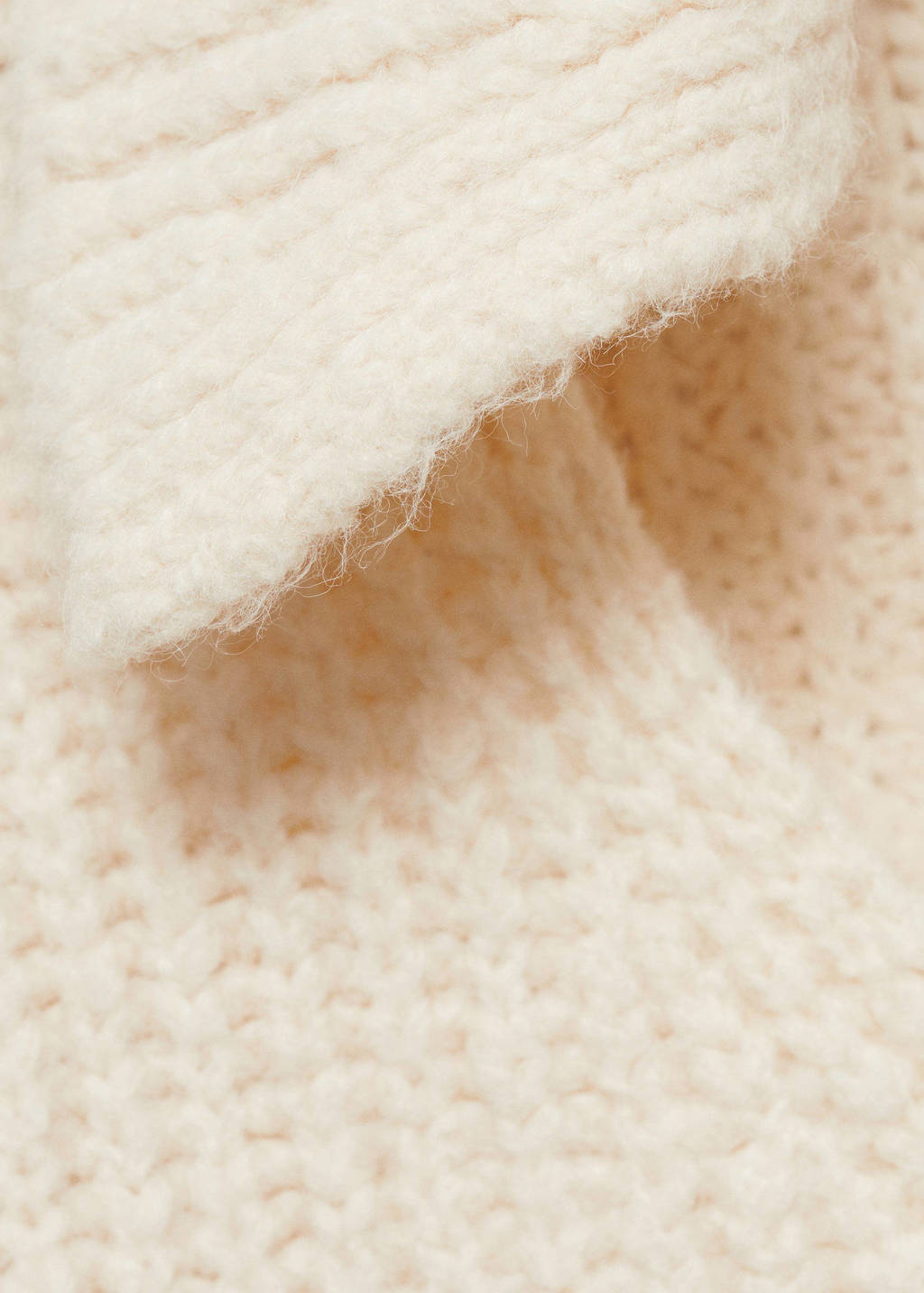 MANGO TEEN gebreide trui beige