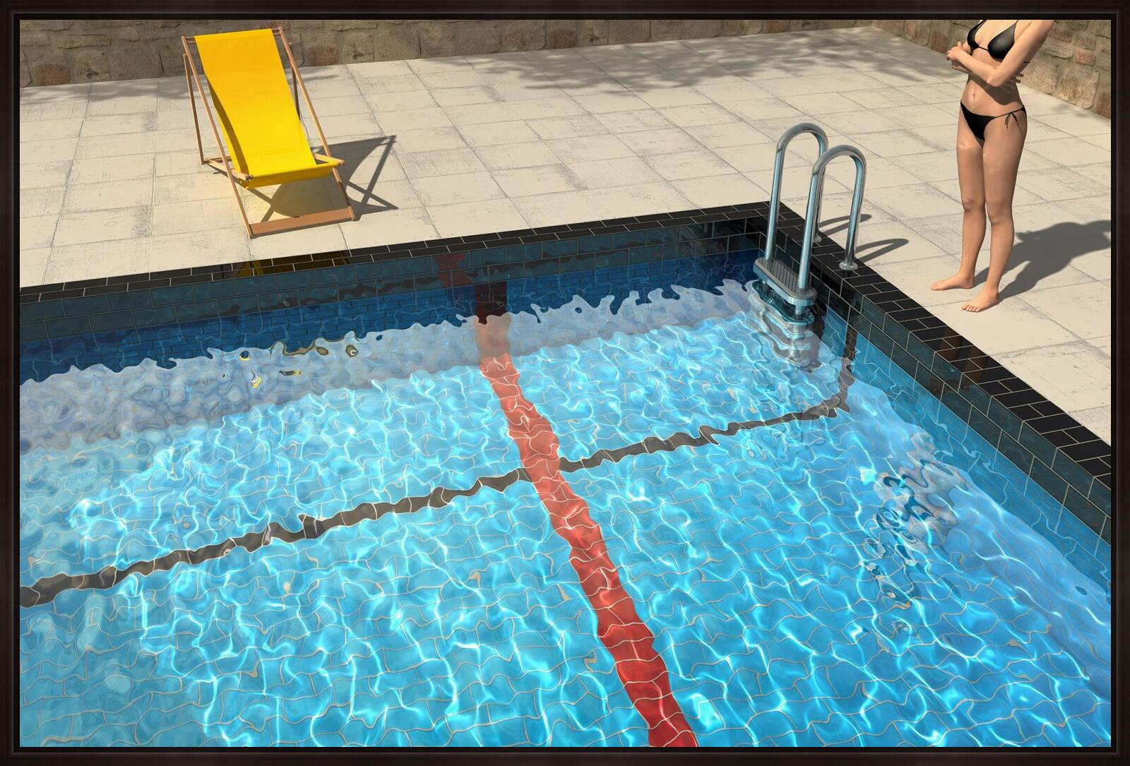 Poolcaust by Gero Gries - Limited Edition. Edition of: 100. Signed.