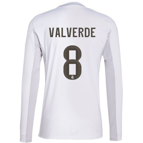 adidas Real Madrid Thuis Shirt Longsleeve Valverde