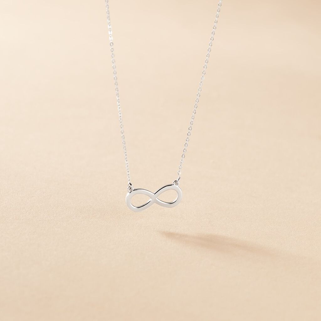 Collier Maryeme Infini Selectra Or Blanc