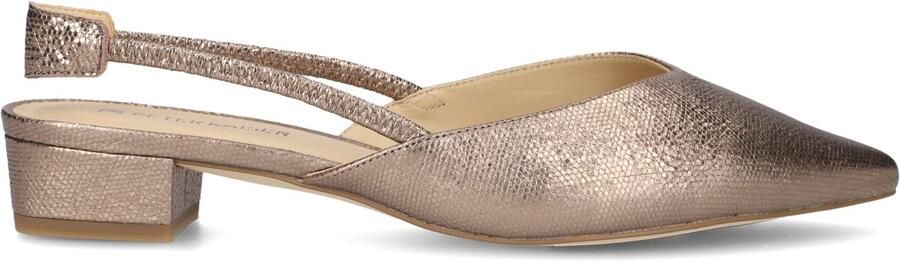 PETER KAISER Slingbacks Dames 79443 Maat: 37 Materiaal: Textiel Kleur: Brons