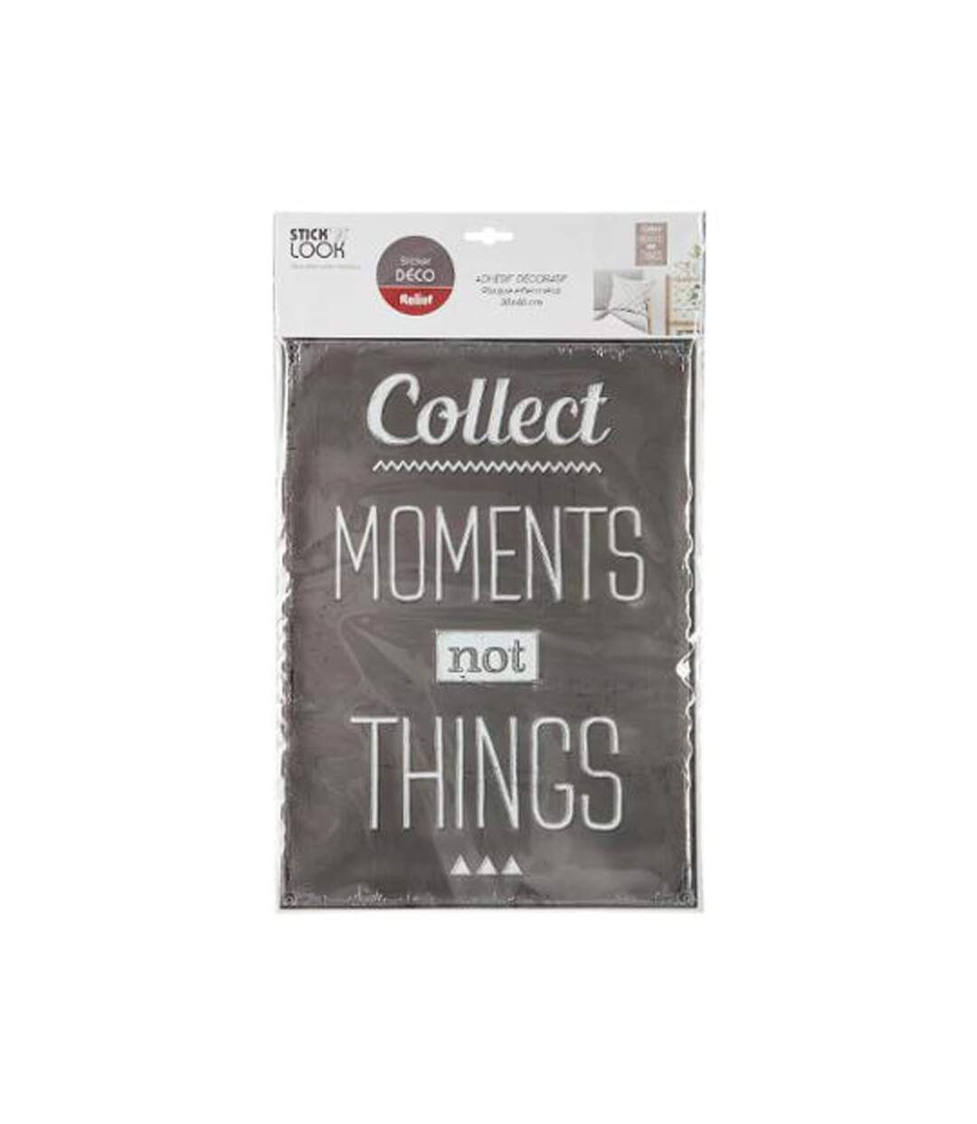Sticker Relief Moments 30x40cm Noir