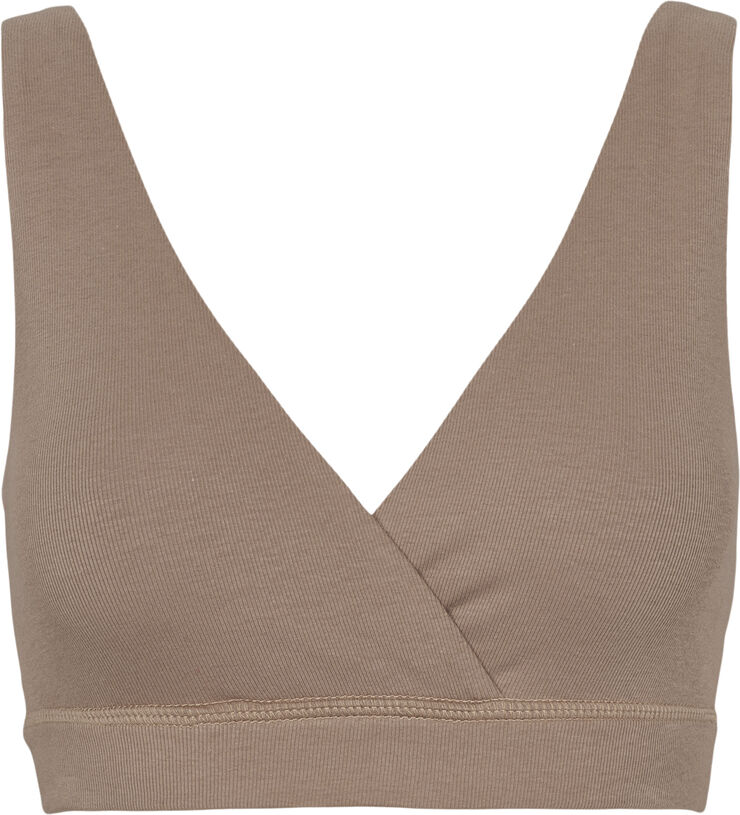 Müsli by Green Cotton Triangle Bra Walnut