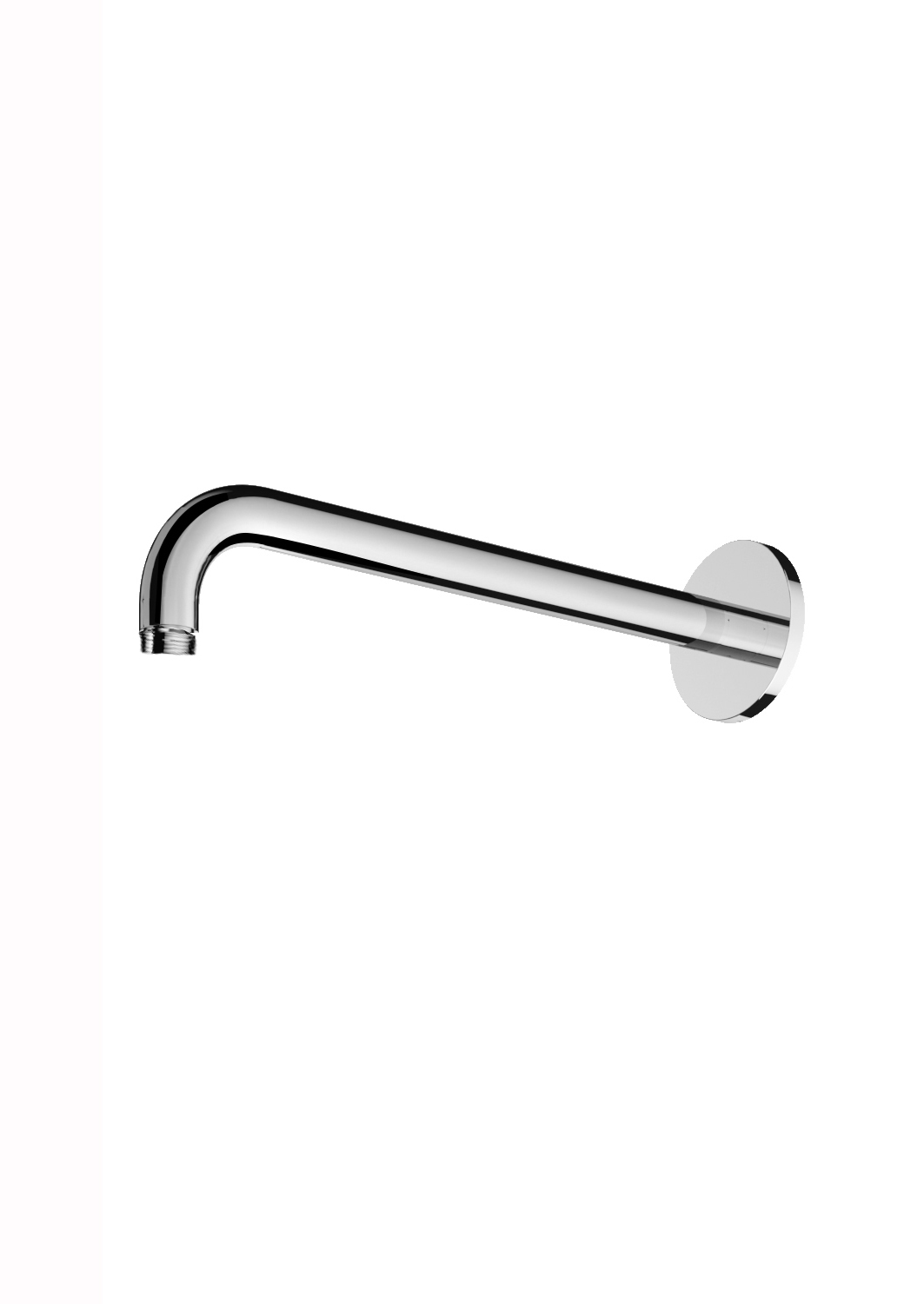 Hotbath Cobber Douchearm Wandmontage 40cm Geborsteld Nikkel CB450