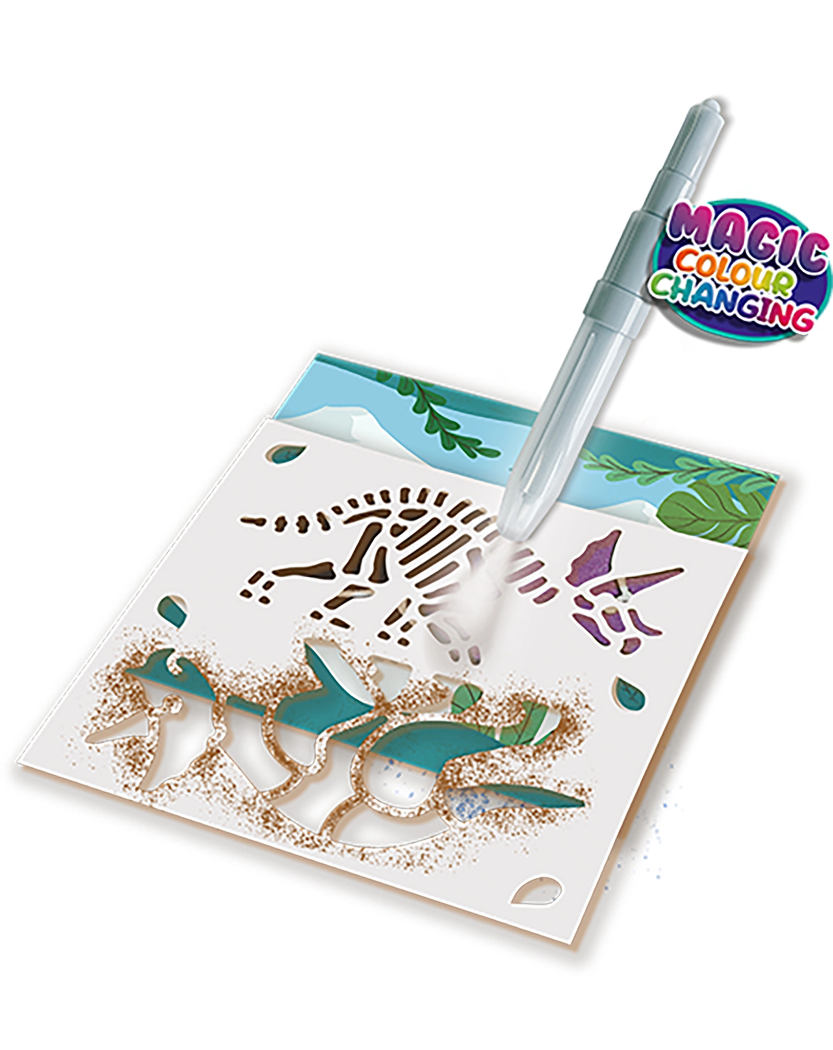 Kreativset BLOW AIRBRUSH PENS - DINOSAURIER