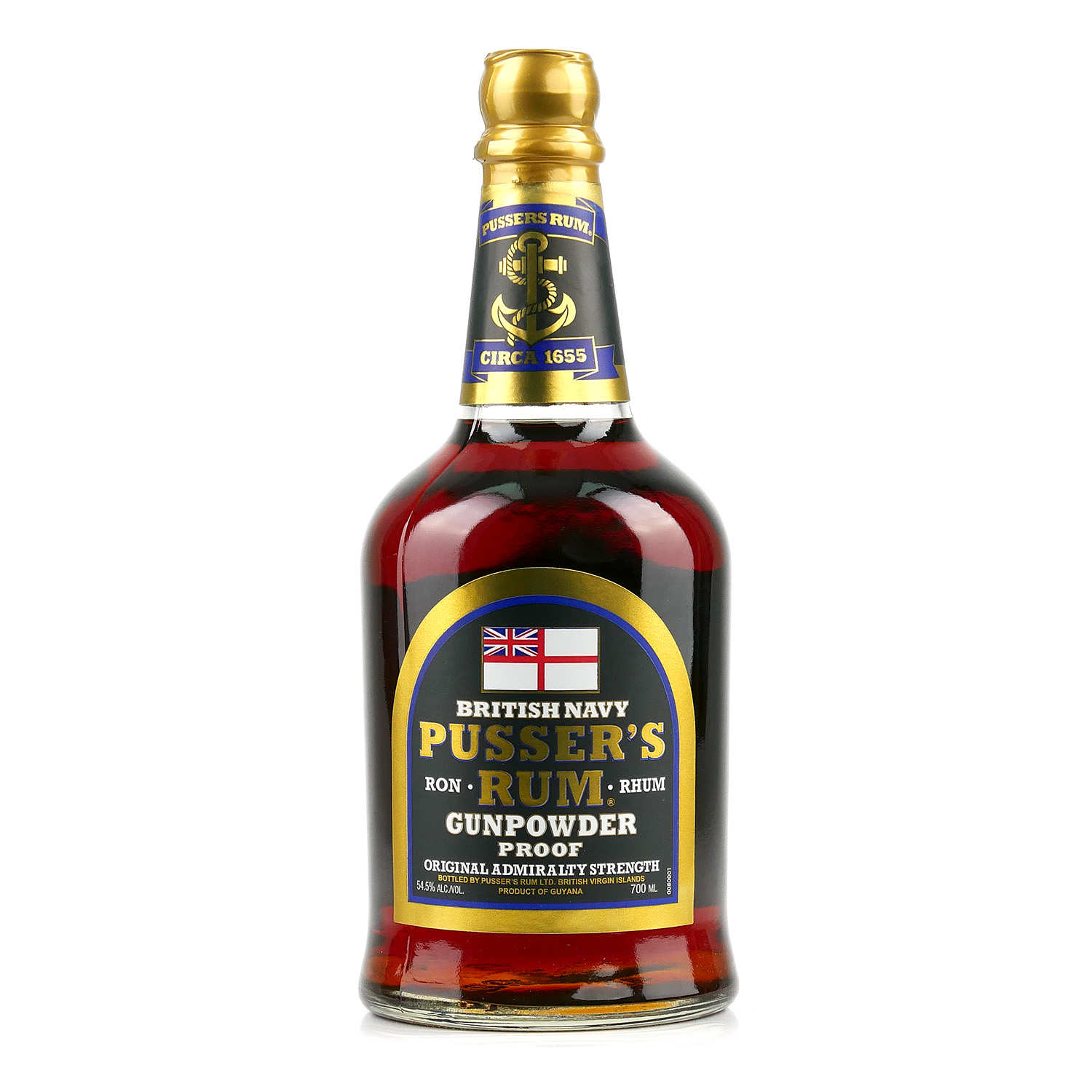 Rhum Pusser's Gunpowder 54.5%