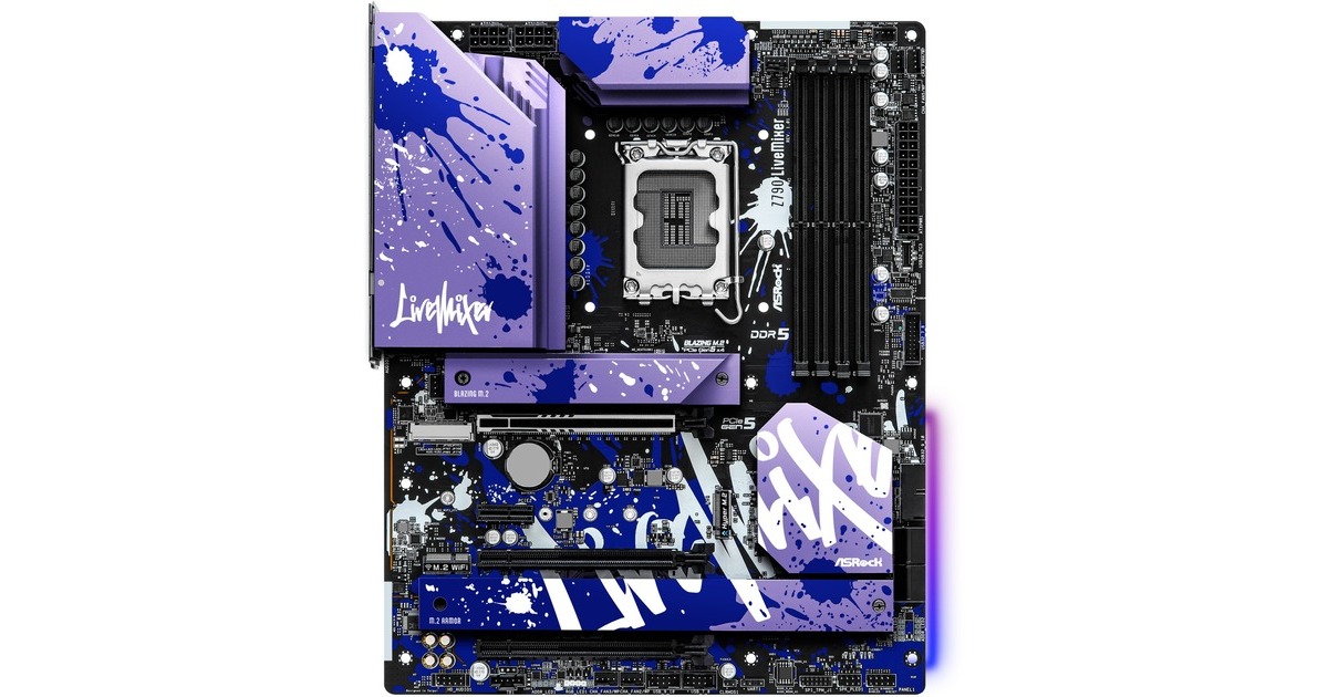 ASRockZ790 LIVE MIXER socket 1700 moederbord  (RAID, 2.5Gb-LAN, Sound, ATX)