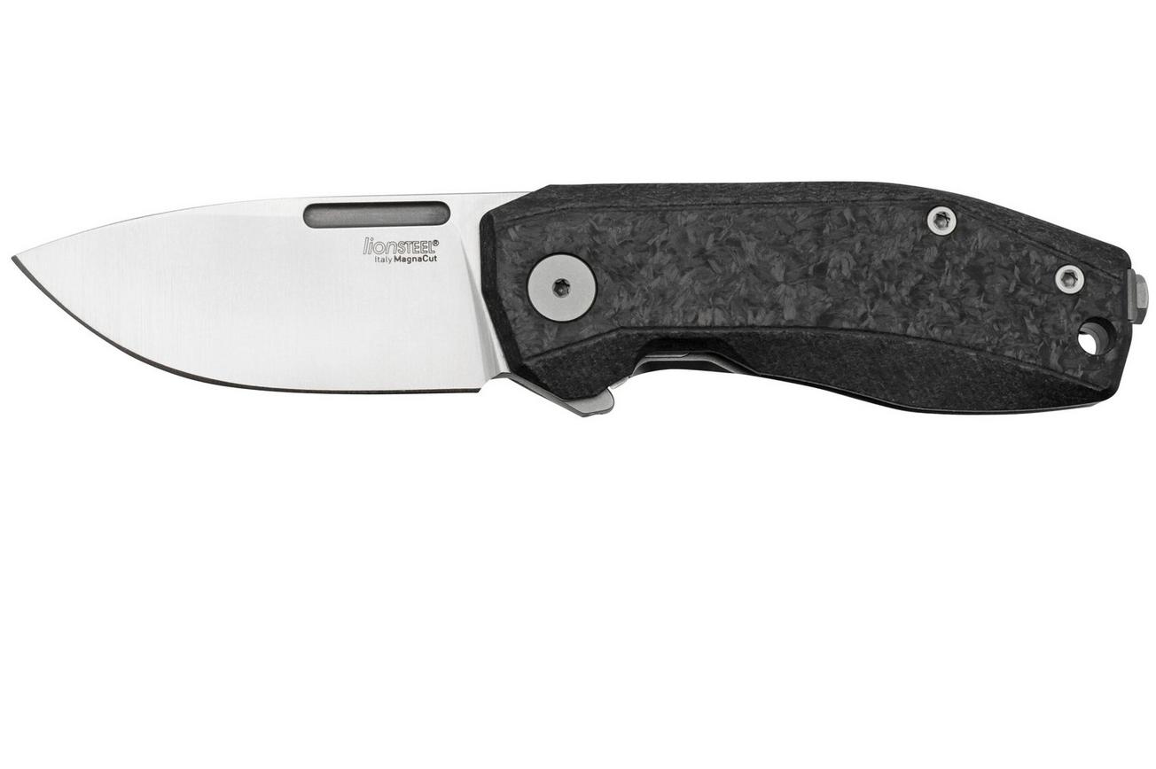 LionSteel Nano, NA01-CF Frame Lock, Magnacut, Carbon Fiber, zakmes
