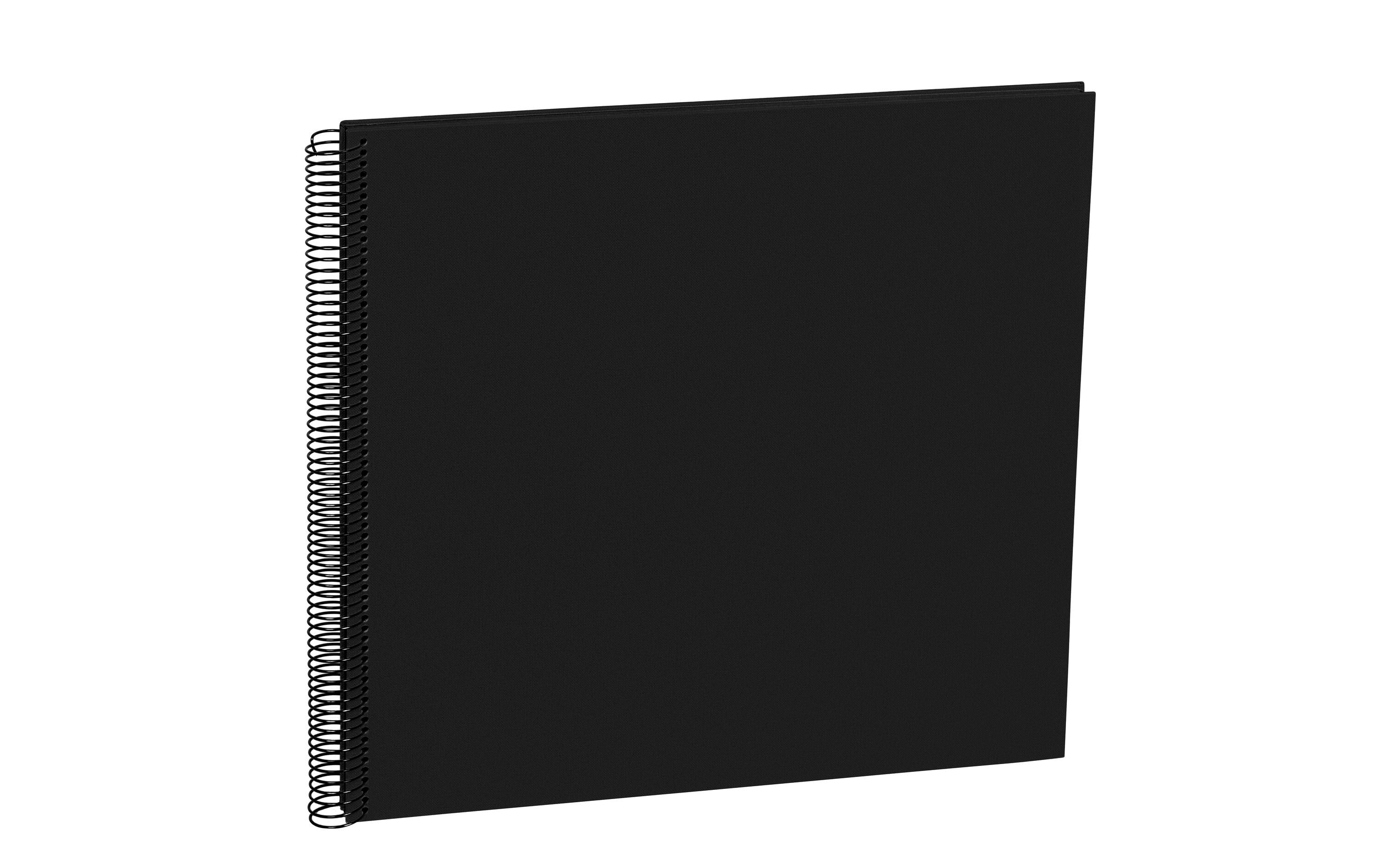 Fotoalbum 34.5 x 33.2 cm Schwarz, 50 schwarze SeitenAlbum für Ihre schönsten Fotos und Erinnerungen