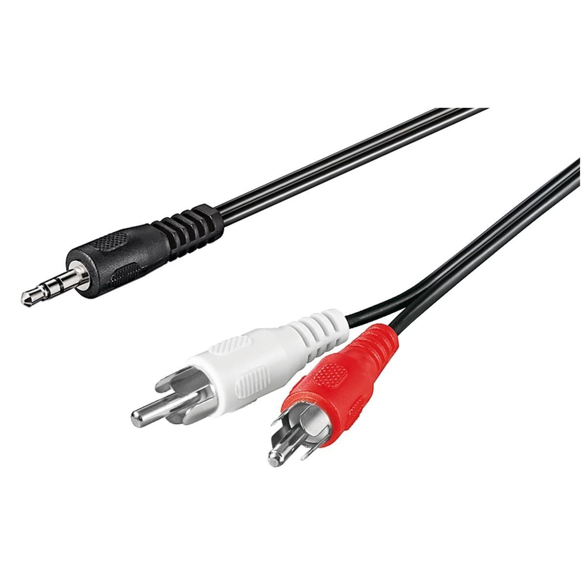 Goobay Lydkabel AUX-adapter  3,5 mm hann til stereo RCA hann