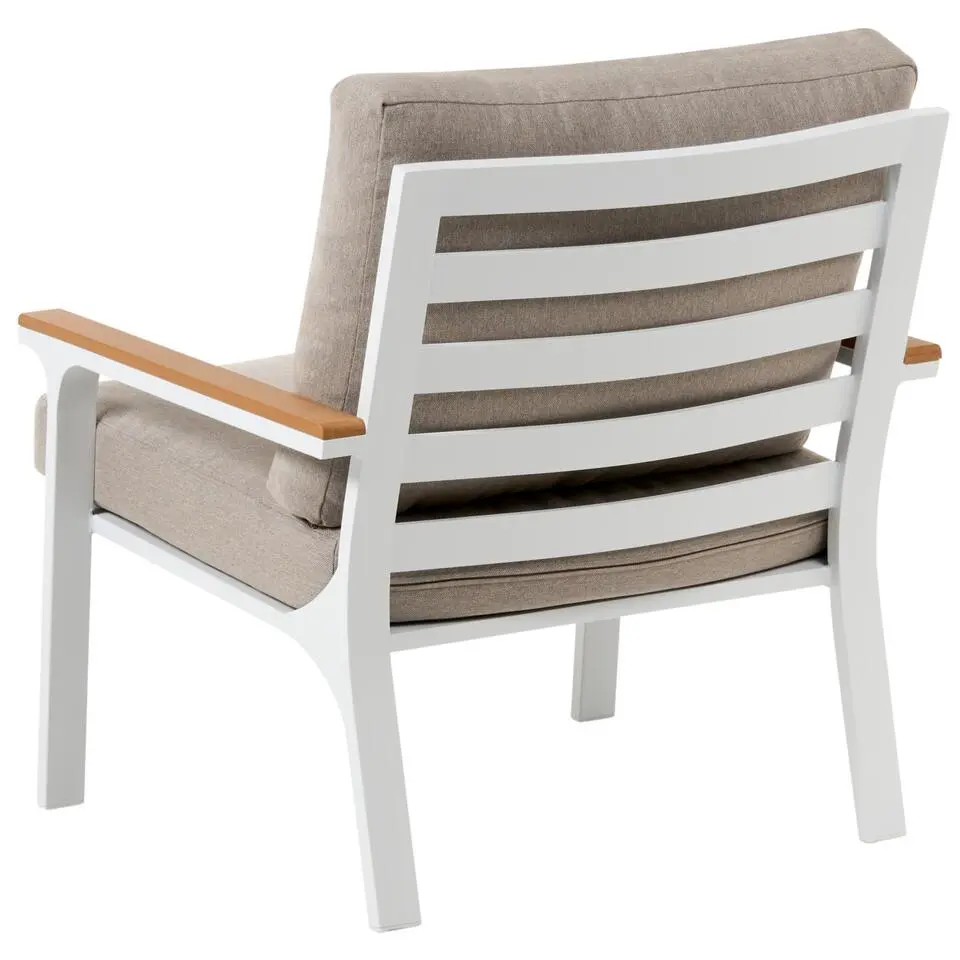 ORERO - Loungeset 4-zits - Taupe - Aluminium