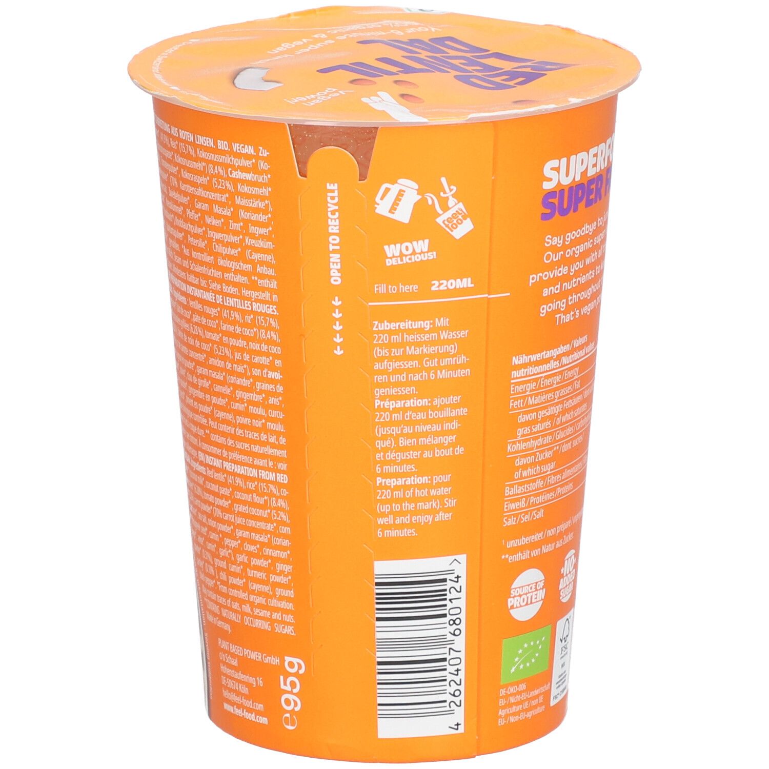 feelfood® Red Lentil Dal