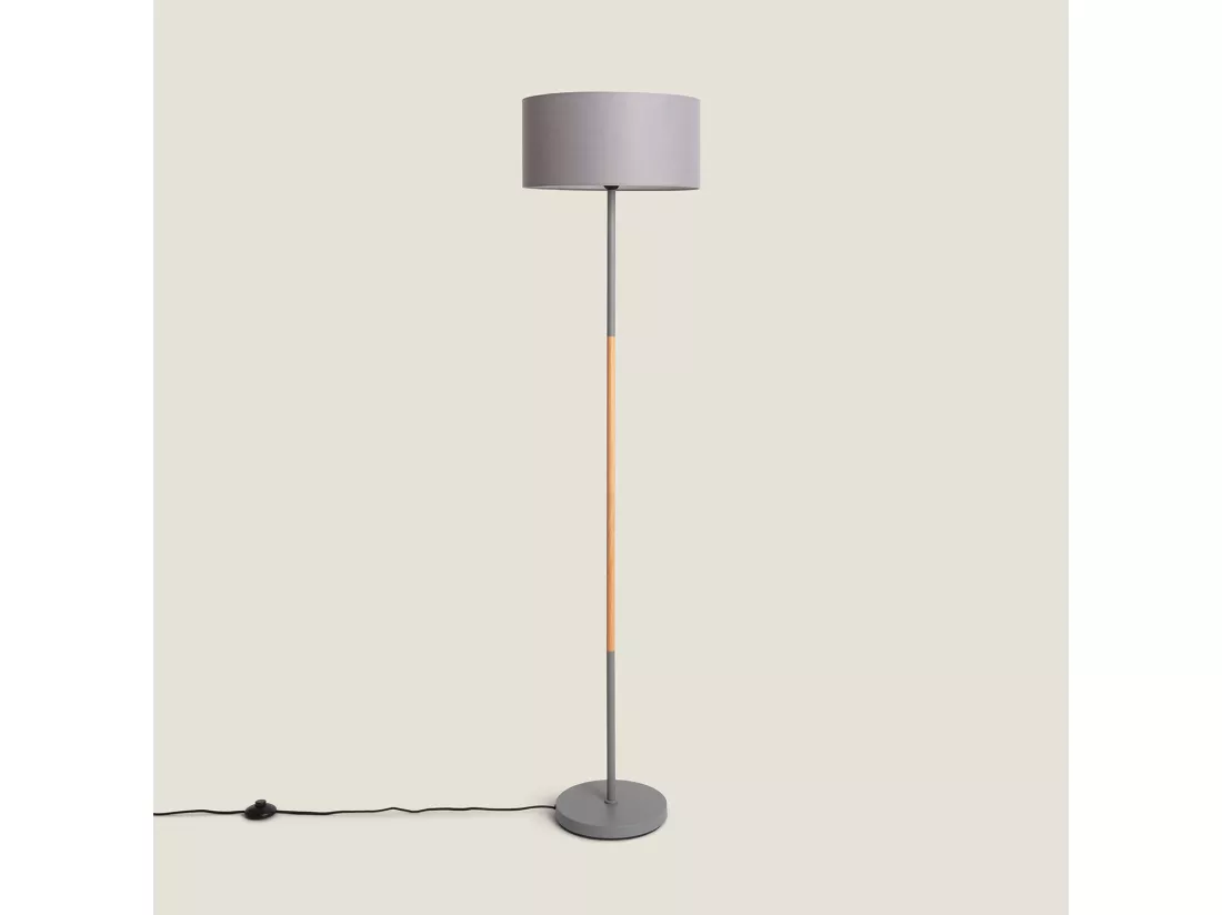 Lampadaire Silinda Gris
