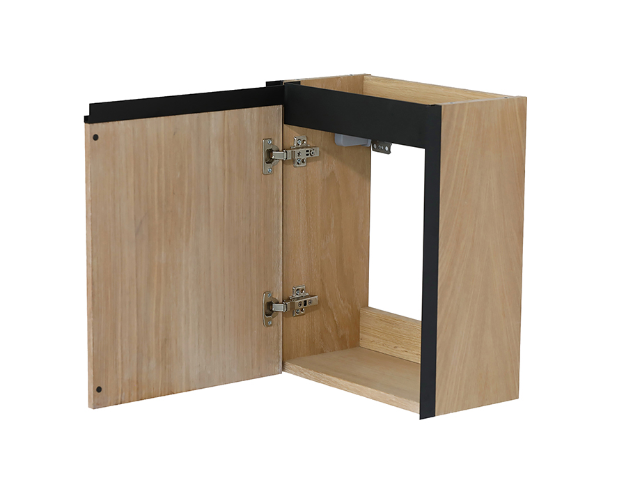 Mueller Sakura fonteinkast 40x21,8cm naturel eiken/mat zwart