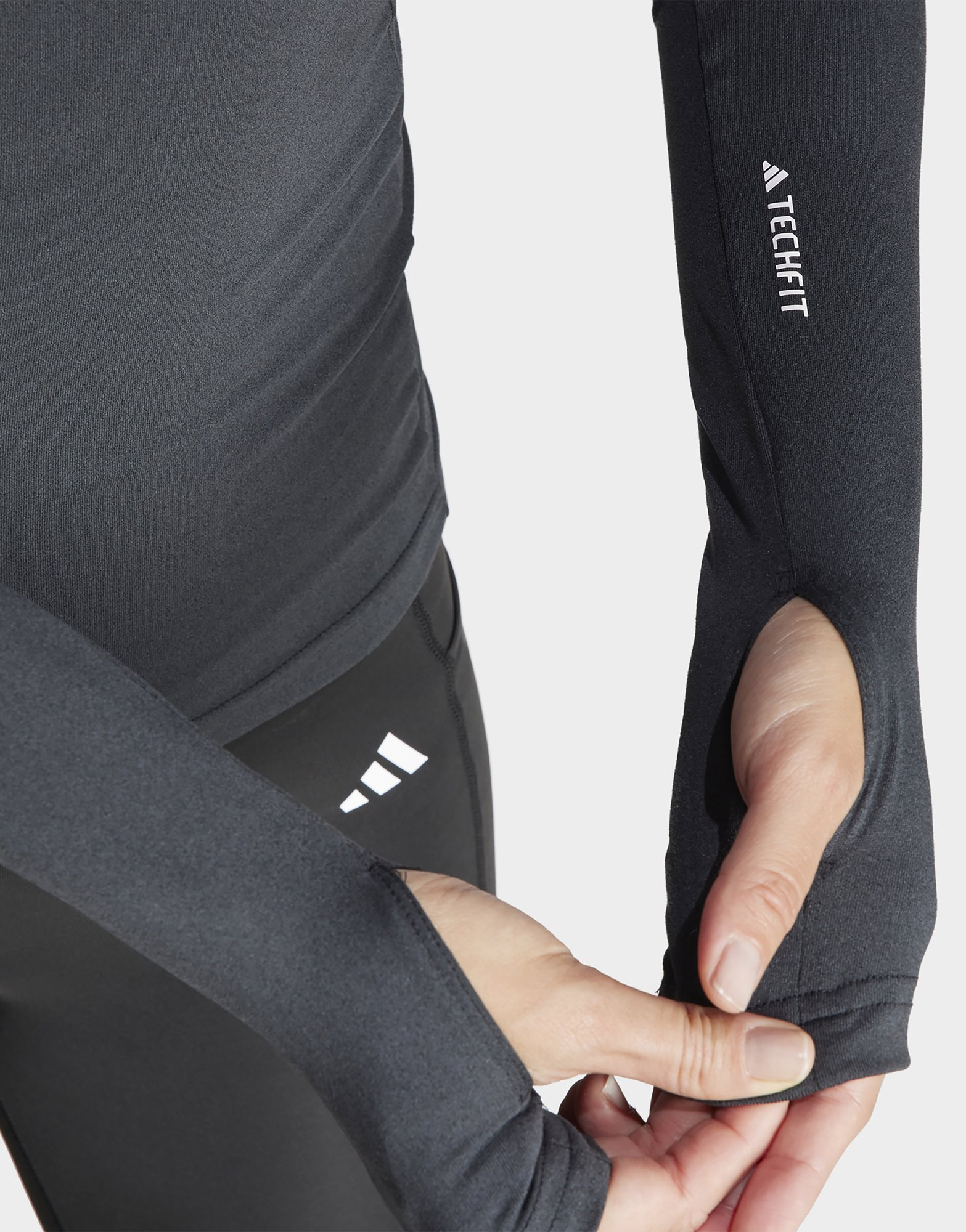 adidas Haut d'entraînement à manches longues Techfit