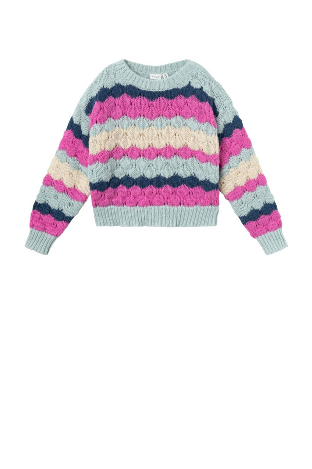 NAME IT gebreide trui roze