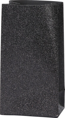 Papirposer - Sort - 17X6X9 CM - 170 G - 8 Stk