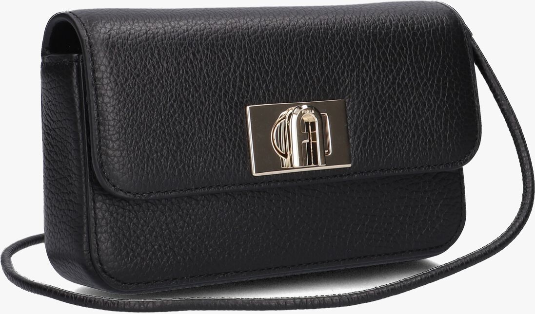 FURLA zwarte furla schoudertas 1927 mini crossbody w/loops