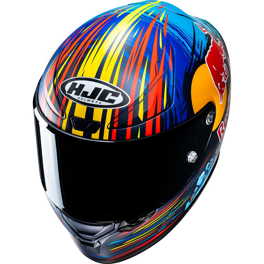 HJC - Casque RPHA 1 Red Bull Jerez GP MC21SF / Bleu / Rouge / Jaune