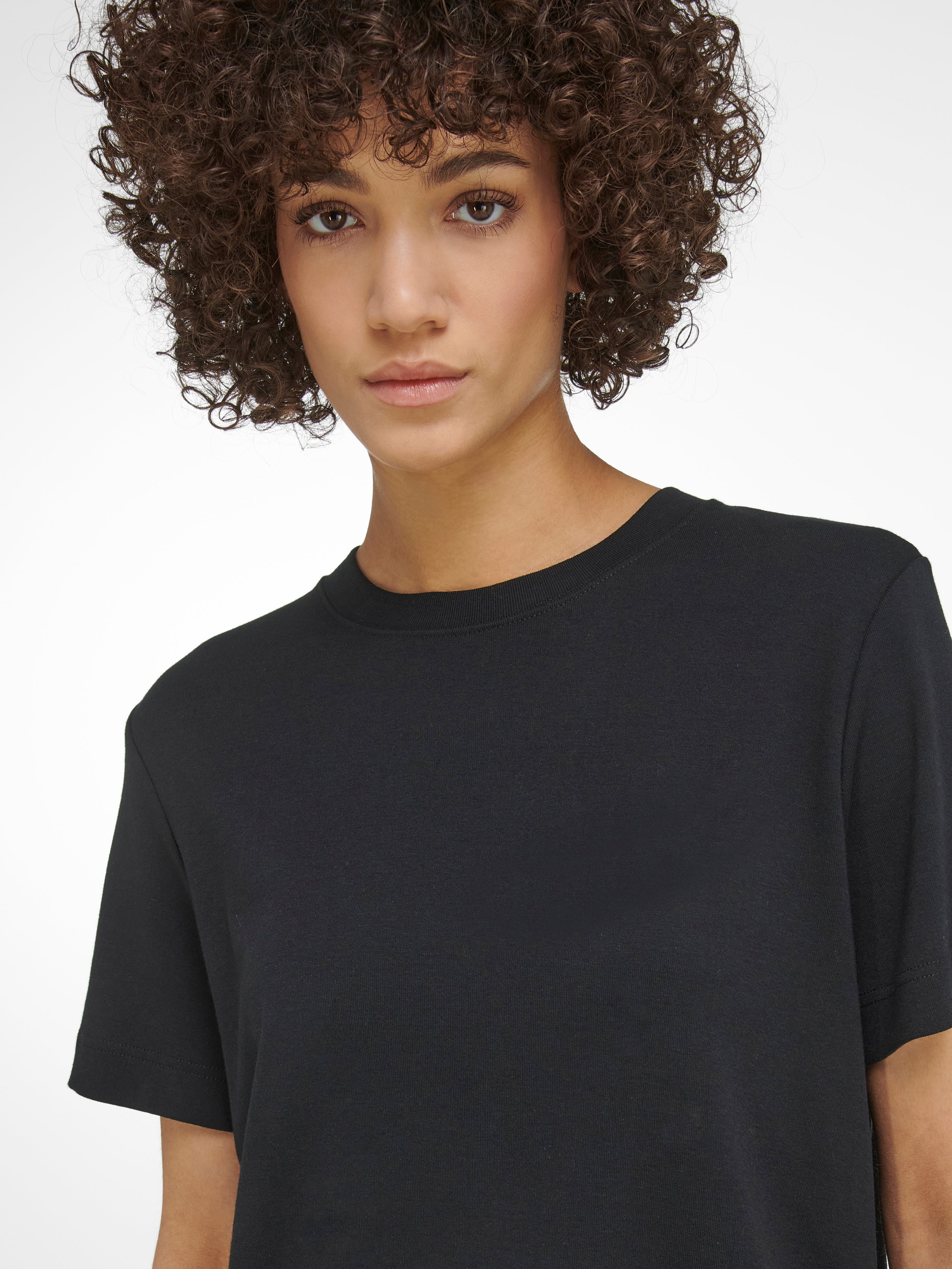 Rundhals-Shirt mit 1/2-Arm