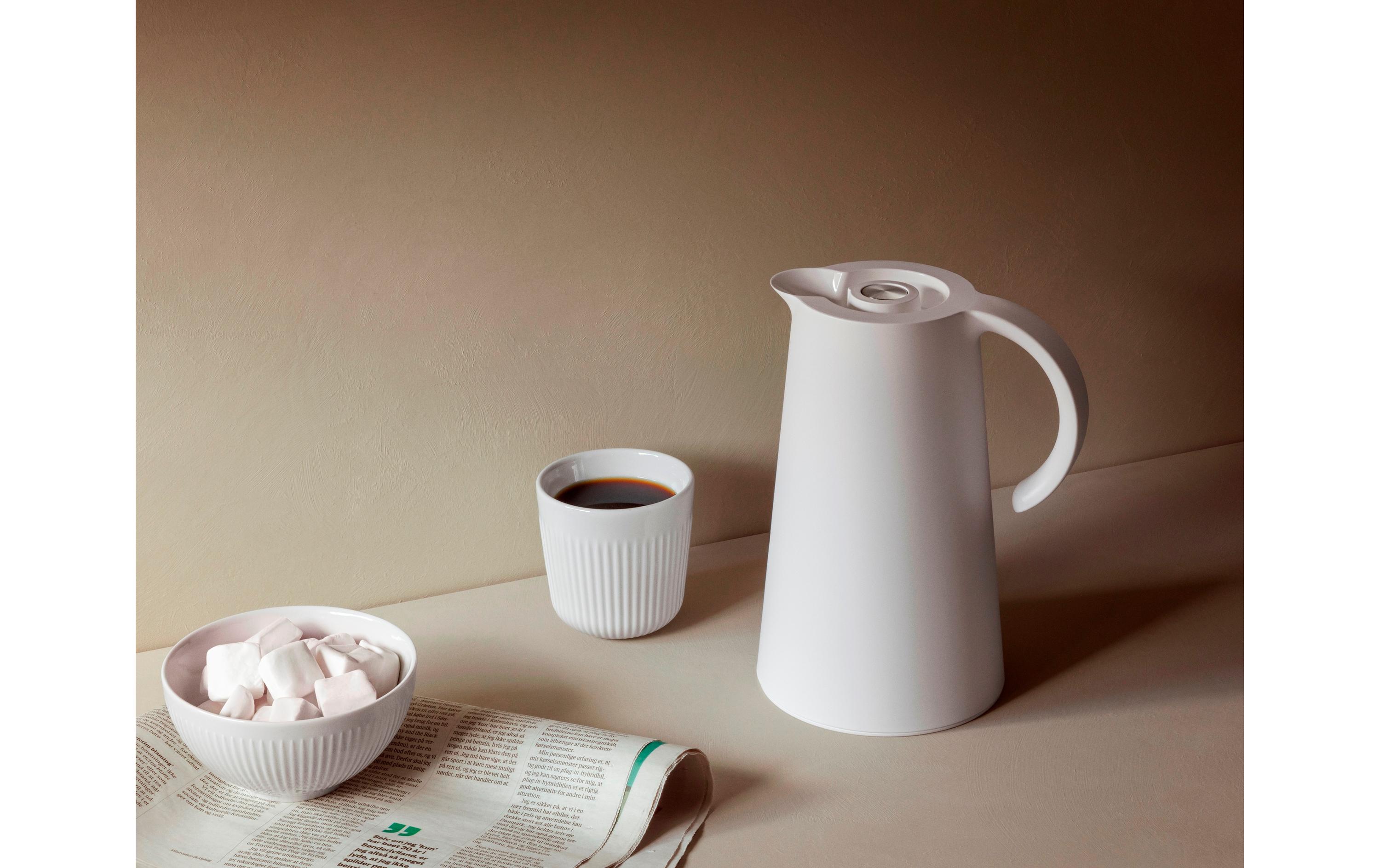 Thermoskanne Rise 1000 ml, WeissIsolierkanne