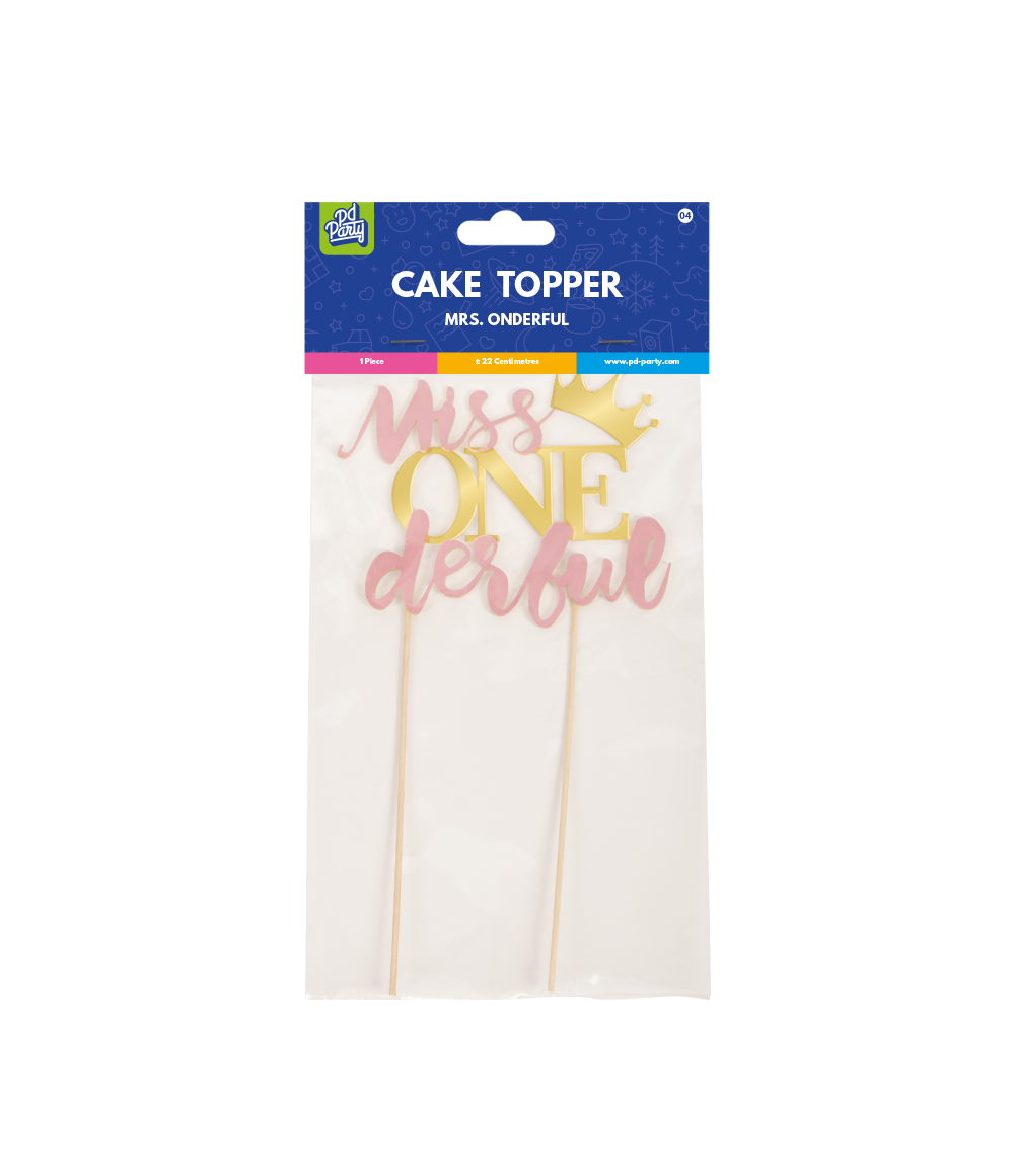 Miss Wonderful Taarttopper
