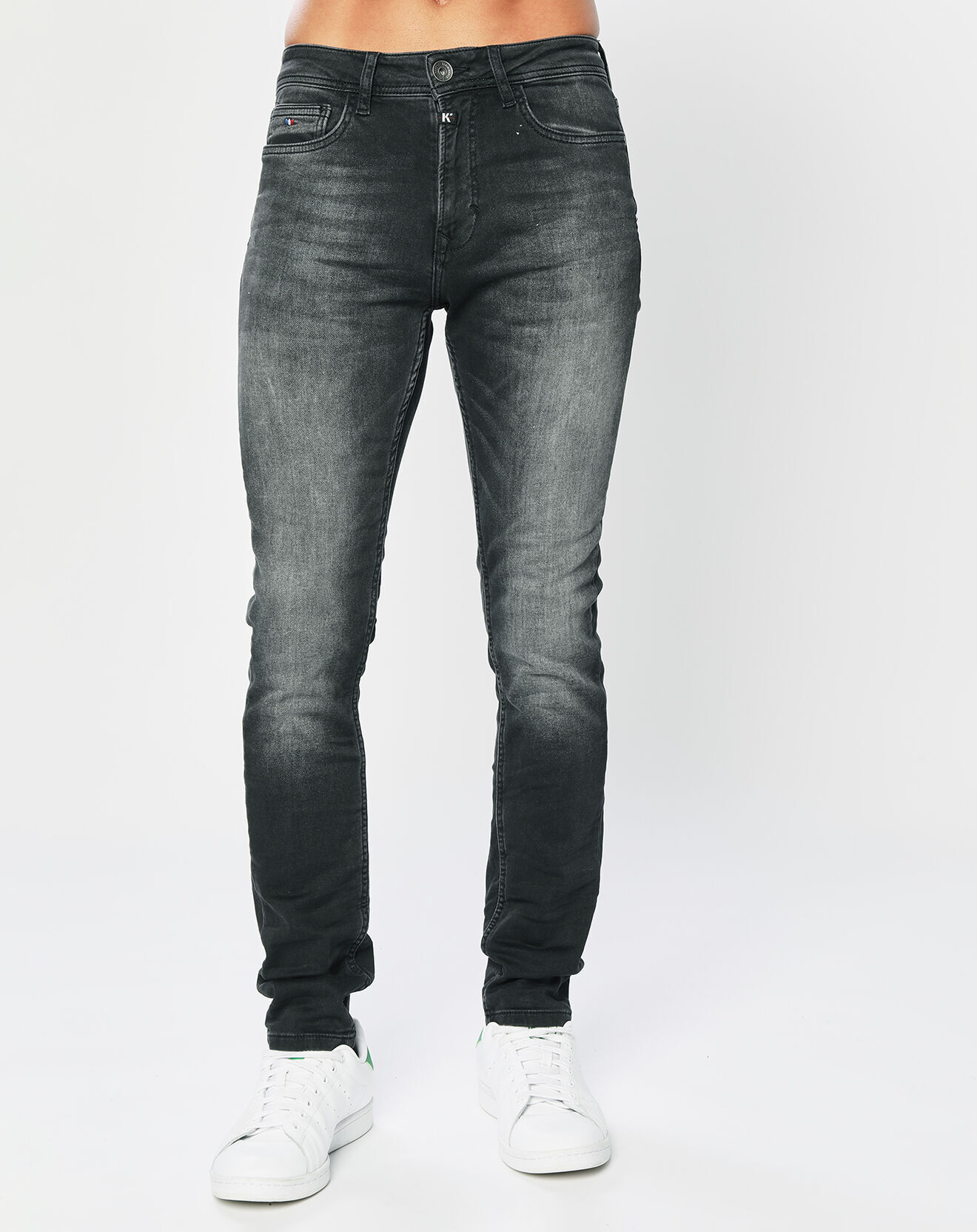 Kaporal 5 Jean Slim Daxko noir délavé