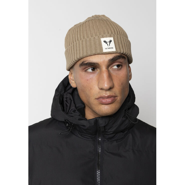 Fat Moose Fat Beanie Khaki