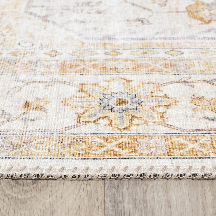 Vintage vloerkleed - Lago Geel | Hoge kwaliteit