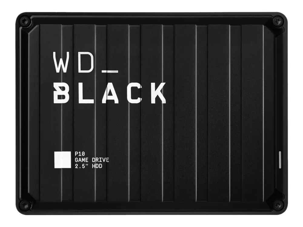 WD_BLACK P10 Game Drive WDBA3A0040BBK - Harddisk - 4 TB - ekstern (bærbar) - USB 3.2 Gen 1 - sort