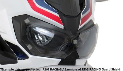 Protection Phare R&G Racing Ecran de protection feu avant translucide