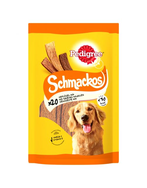 Pedigree Schmackos - Hondensnacks - Gevogelte 144 g