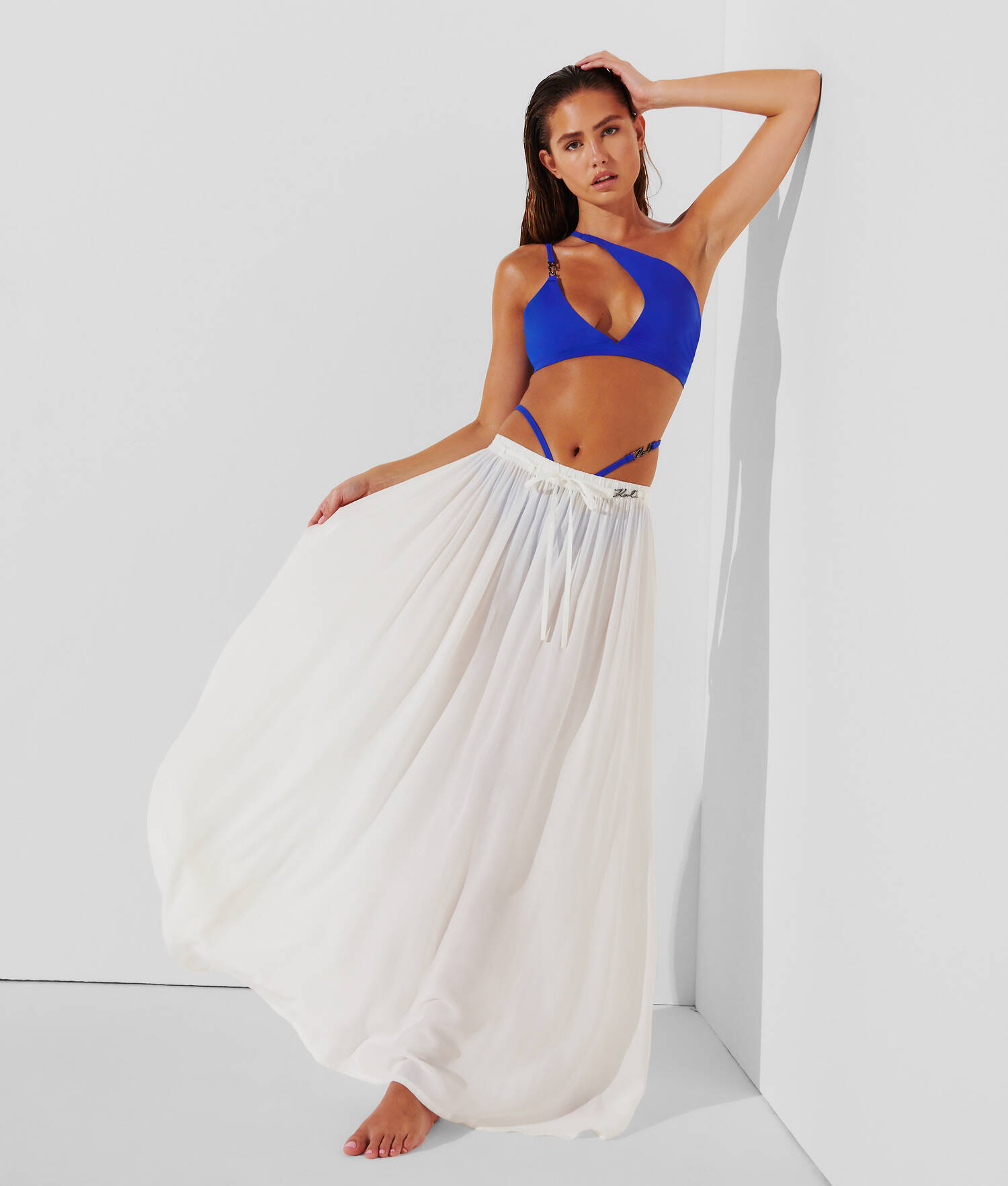 JUPE DE PLAGE MAXI KARL SIGNATURE