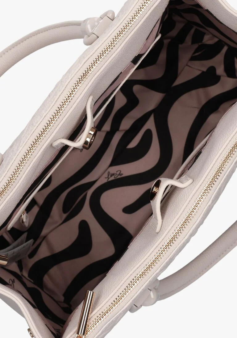 LIU JO beige liu jo handtas ecs m satchel double zip