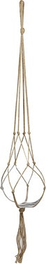 TS plantenhanger Macramé bruin H 160 cm