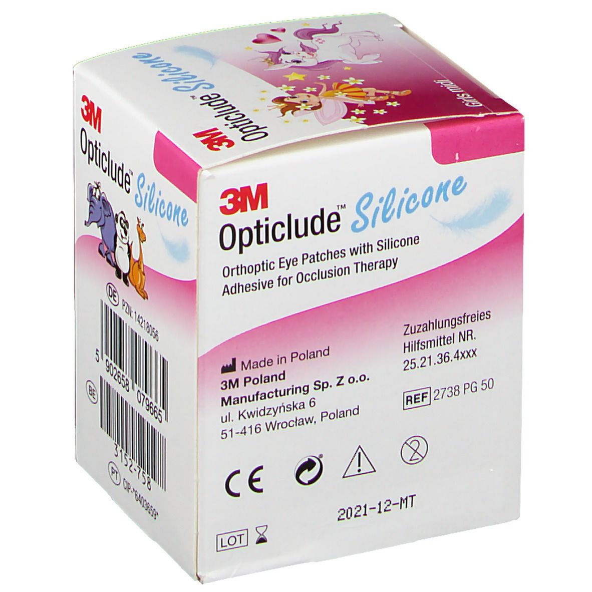 Opticlude 3M Silicone Girls midi 5,3 x 7 cm