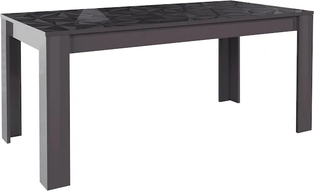 INOSIGN Esstisch »Prisma 180x90 cm, Küchentisch, Esszimmertisch, rechteckig« Tischplatte Stärke 22 mm u. mit elegantem Siebdruck, Farbauswahl