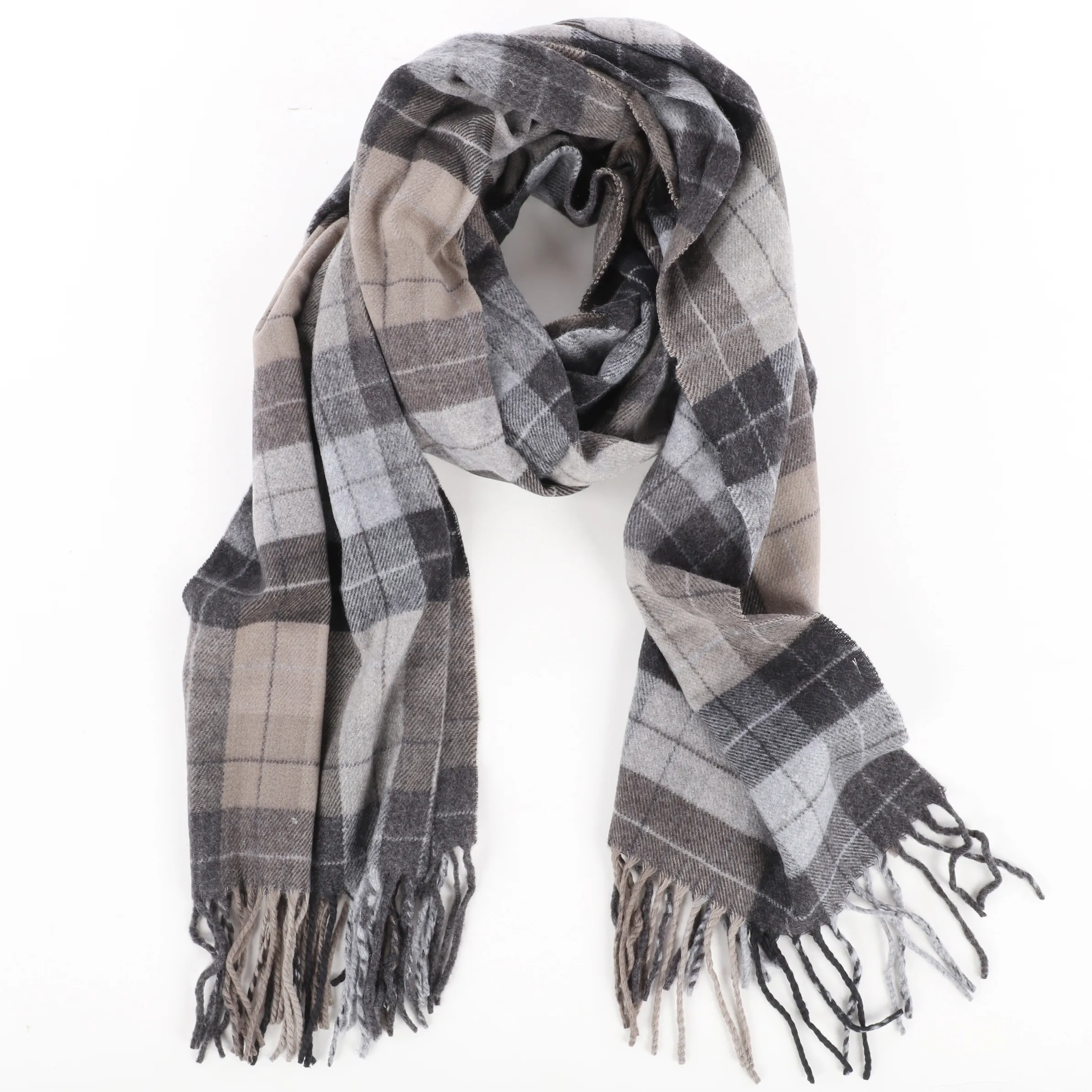 Herren Softacrylschal mit Muster
