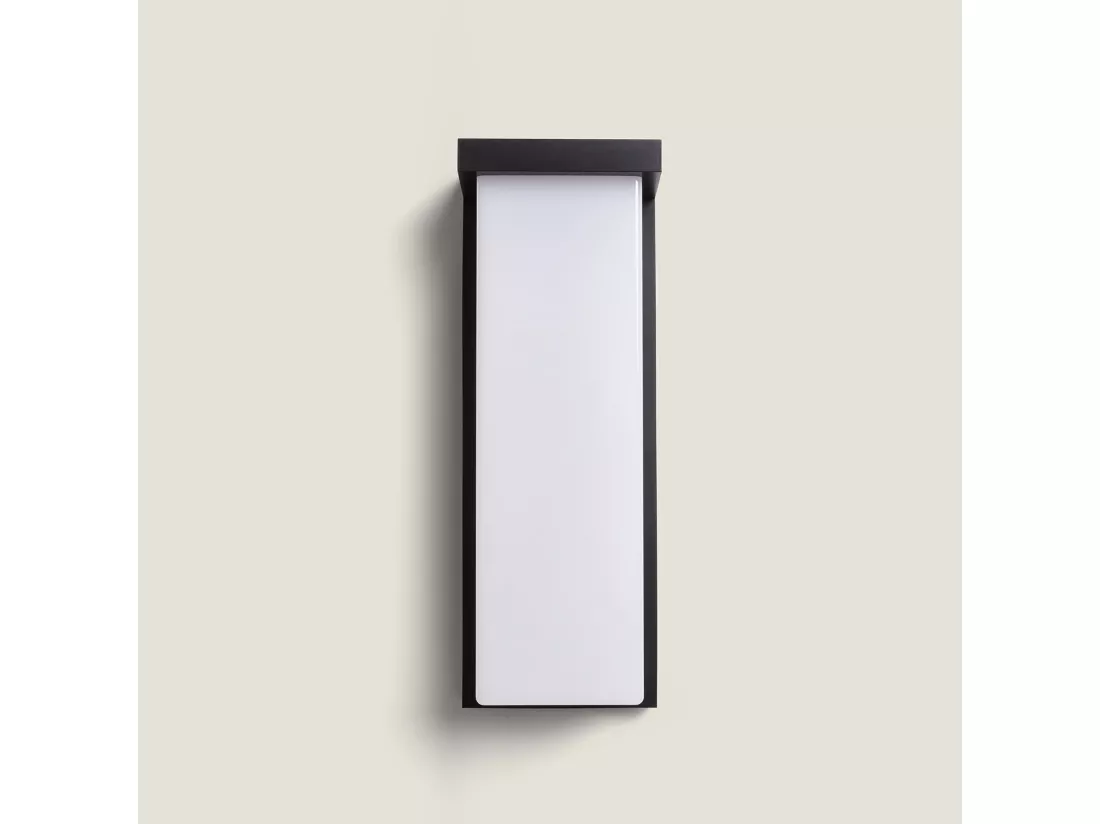 Applique Murale LED Extérieure Aluminium Tyron 22W 4000K Noir Blanc neutre