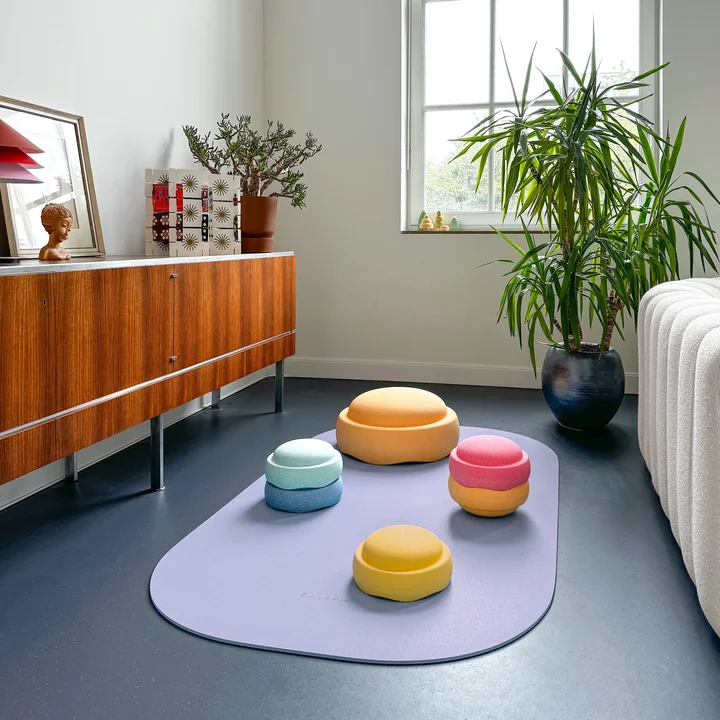 Stapelstein® - Yoga- & Spielmatte, hellblau