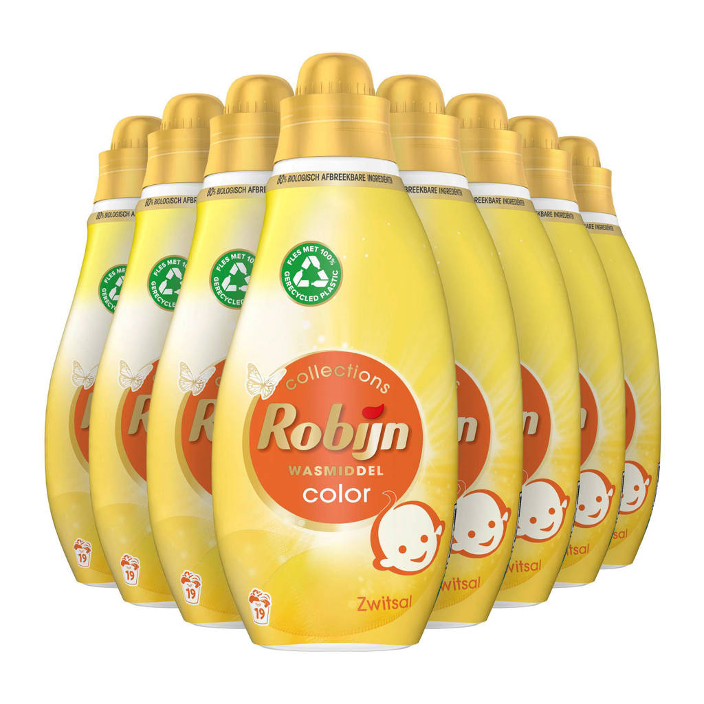 Topvloeibaar wasmiddel Color Zwitsal - 8 x 19 wasbeurten - 152 wasbeurten