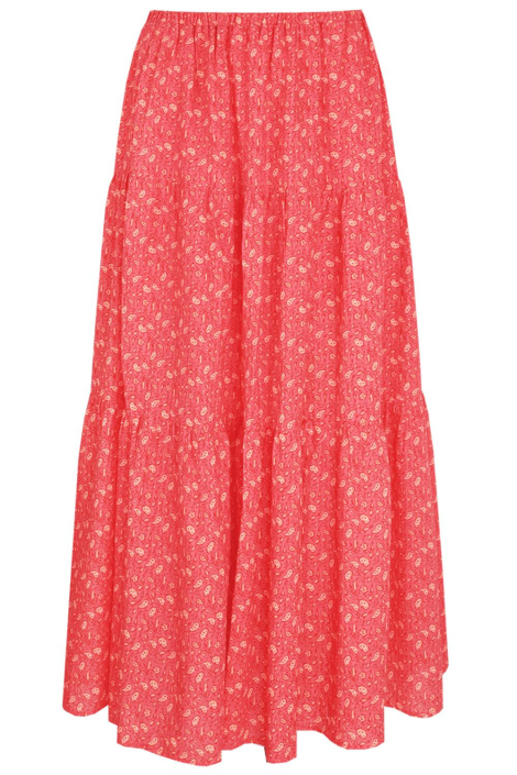 Fluresk roze dames rok