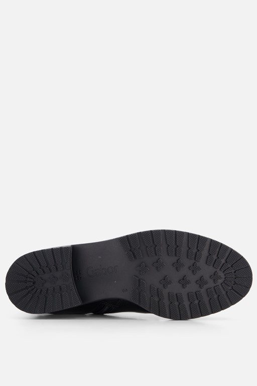 Gabor Veterboots zwart Lak leer