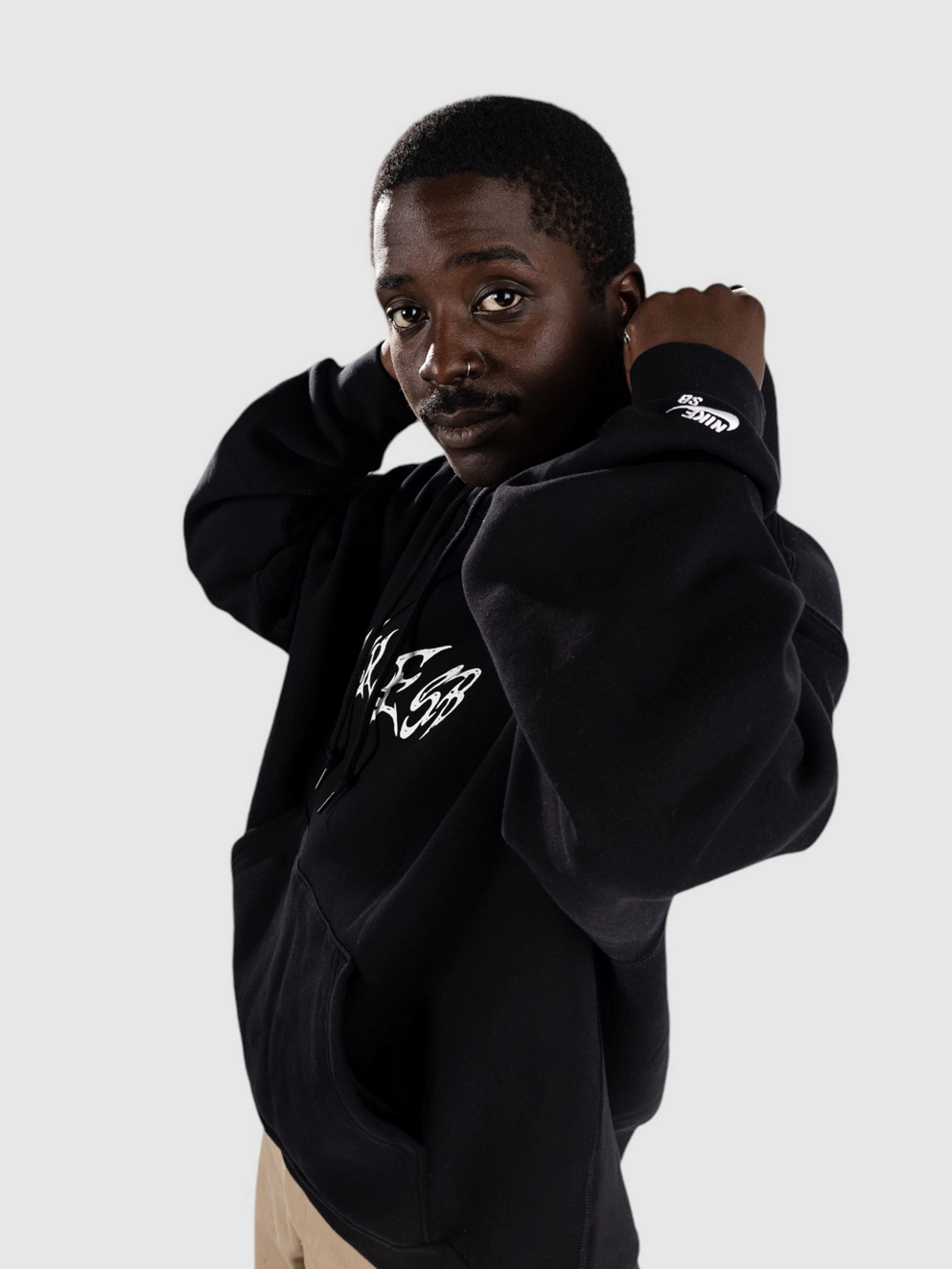 Nike Sb Fleece Stallion Hoodie black/white