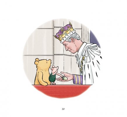 Winnie-the-Pooh Meets the King (Paperback)