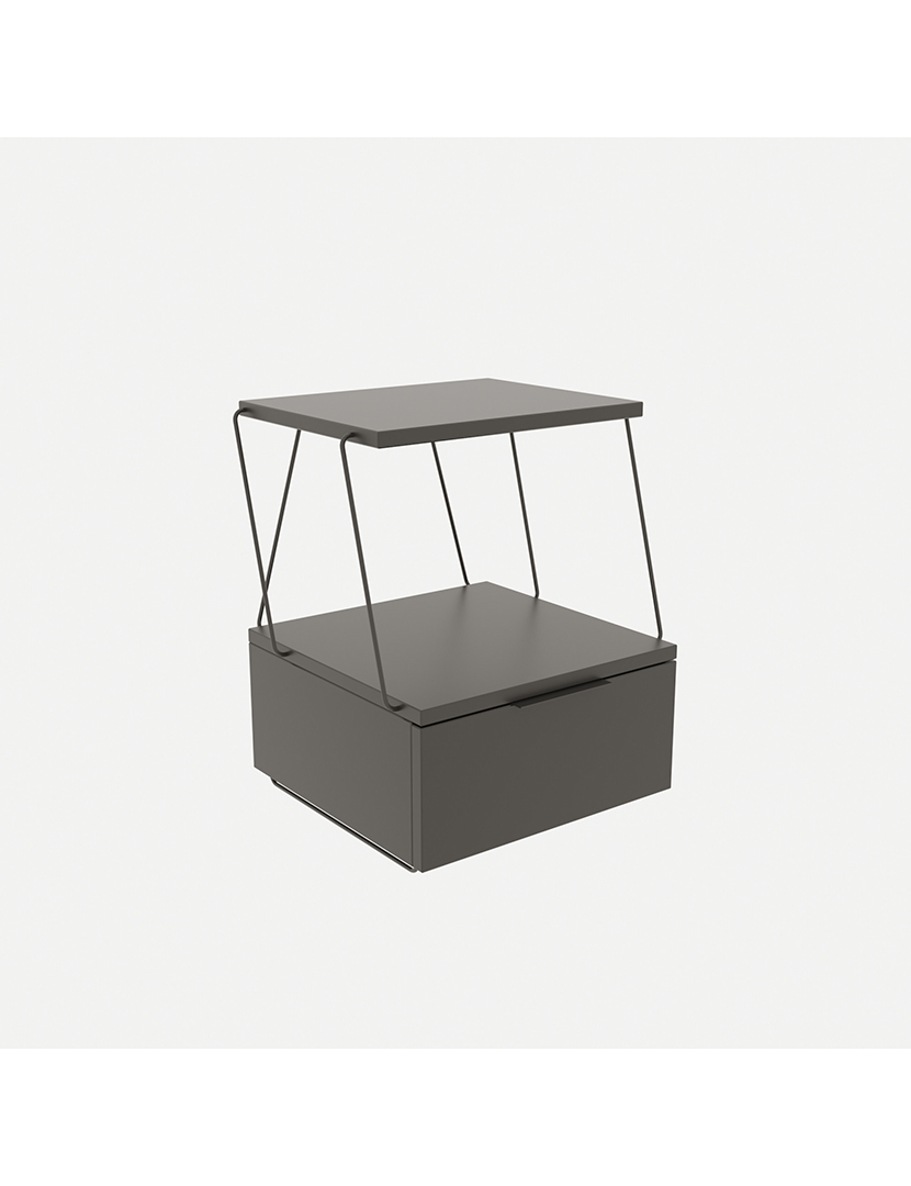 Tekoba Anthracite Nightstand