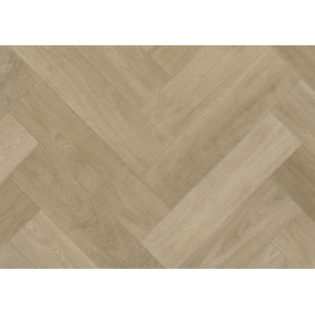 Vinyl vloer Toulouse visgraat beige houtlook 4 meter breed - per cm